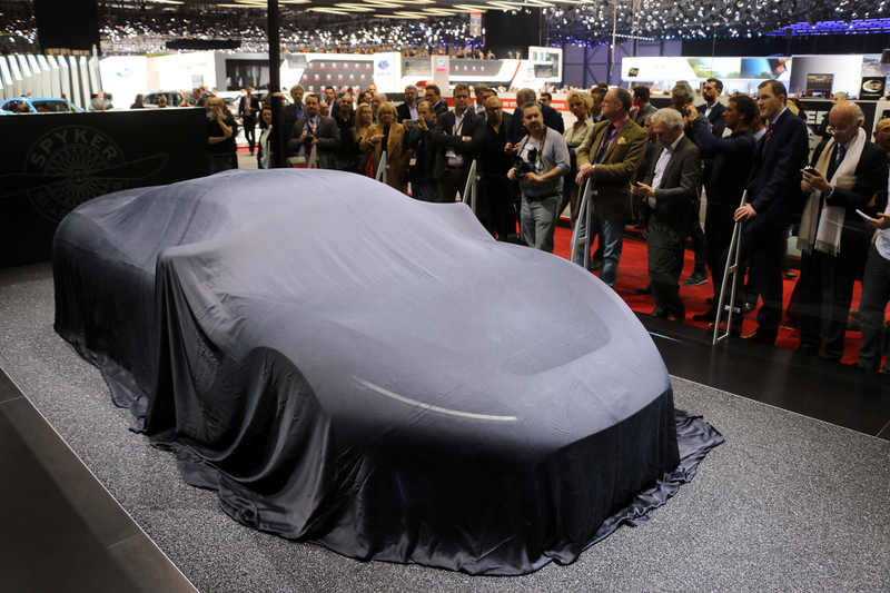 A bigger stand than a toilet at Geneva. Photo: Máté Petrány/Jalopnik
